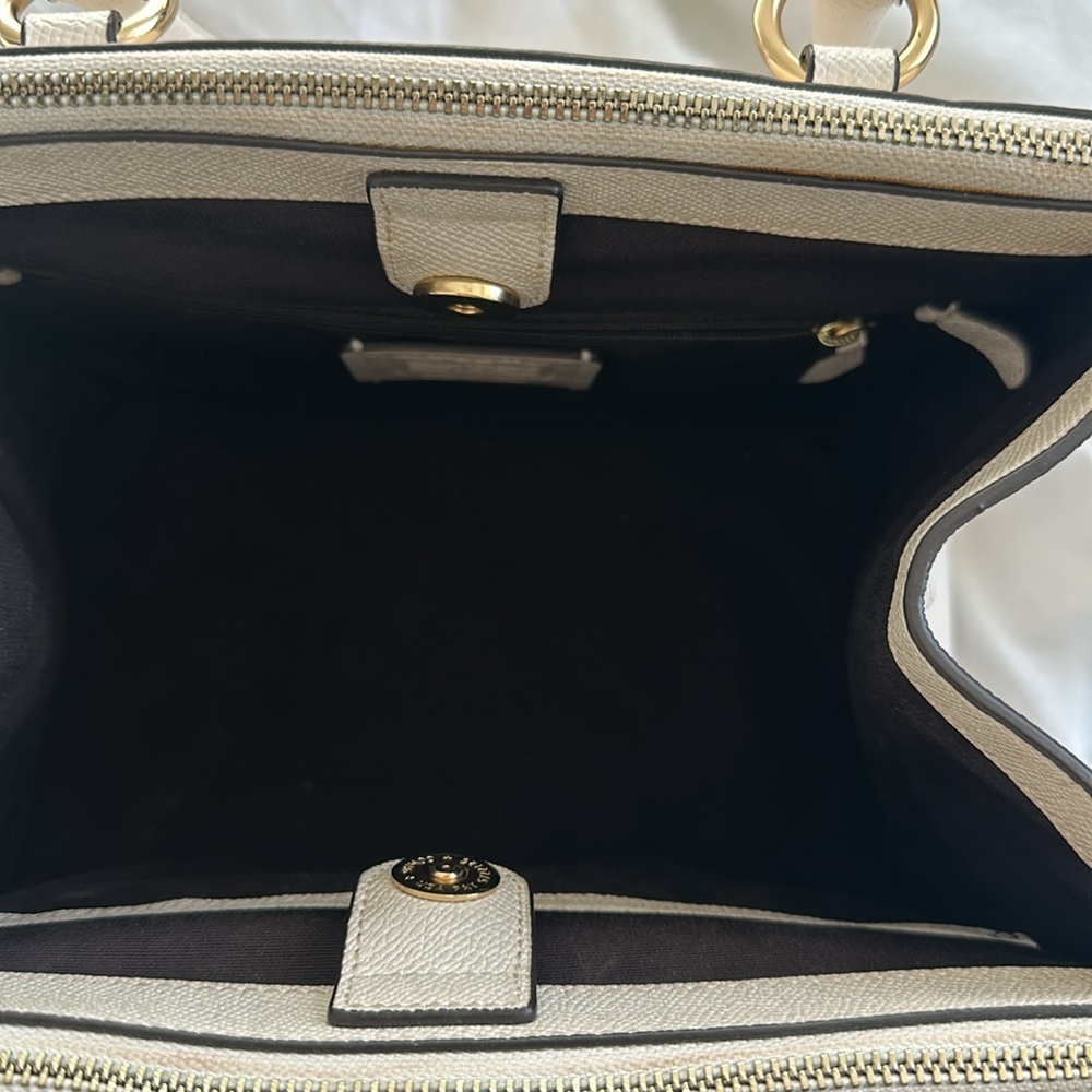 Coach Ivory Leather Handbag - Picture 10 of 16